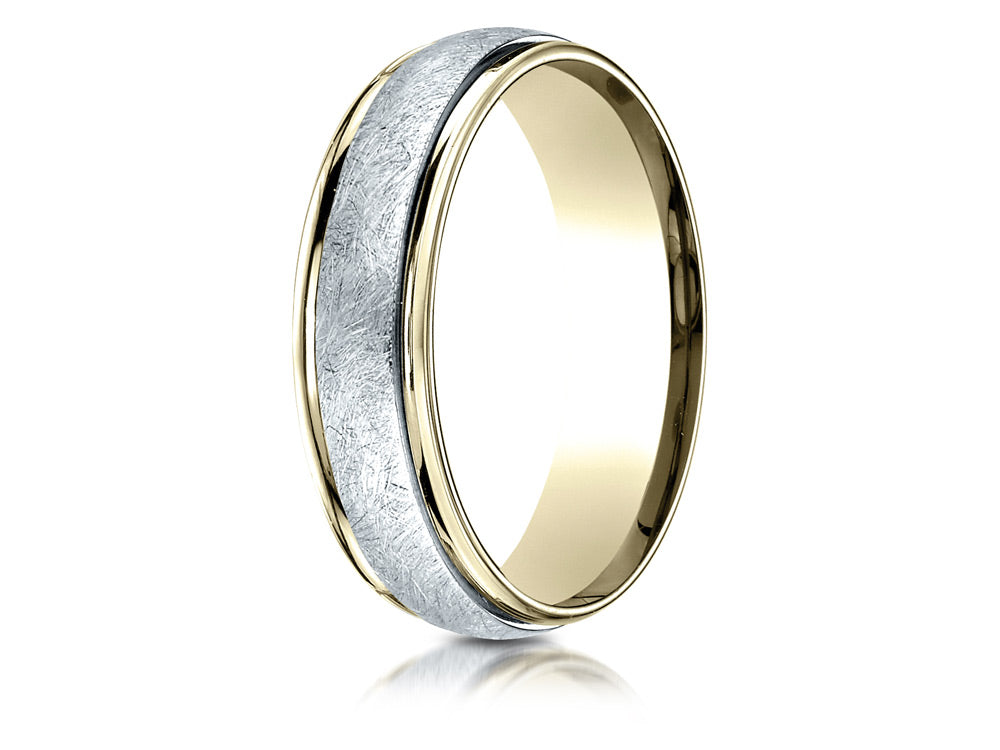 Benchmark® 6mm Comfort Fit Design Wedding Band / Ring