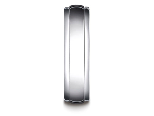 Benchmark® 6mm Comfort Fit Design Wedding Band / Ring