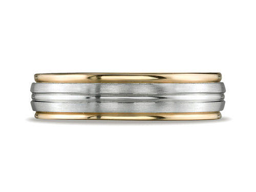 Benchmark® 6mm Comfort Fit Design Wedding Band / Ring