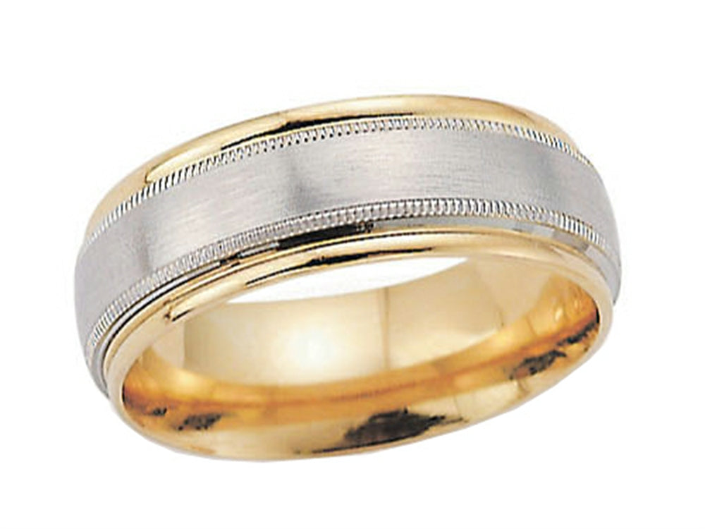 Benchmark® 8mm Comfort Fit Wedding Band / Rings Band