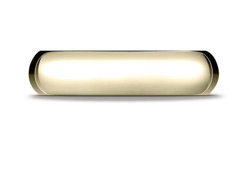 Benchmark® 14k Gold 6.0mm High Dome Heavy Comfort-fit Ring