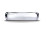 Benchmark® Cobalt Chrome™ 6mm Comfort-fit High Polished Design Ring