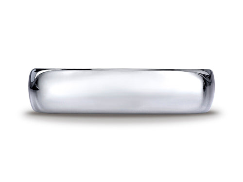 Benchmark® Cobalt Chrome™ 6mm Comfort-fit High Polished Design Ring