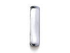 Benchmark® Cobalt Chrome™ 6mm Comfort-fit High Polished Design Ring