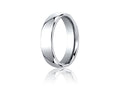 Benchmark® Cobalt Chrome™ 6mm Comfort-fit High Polished Design Ring
