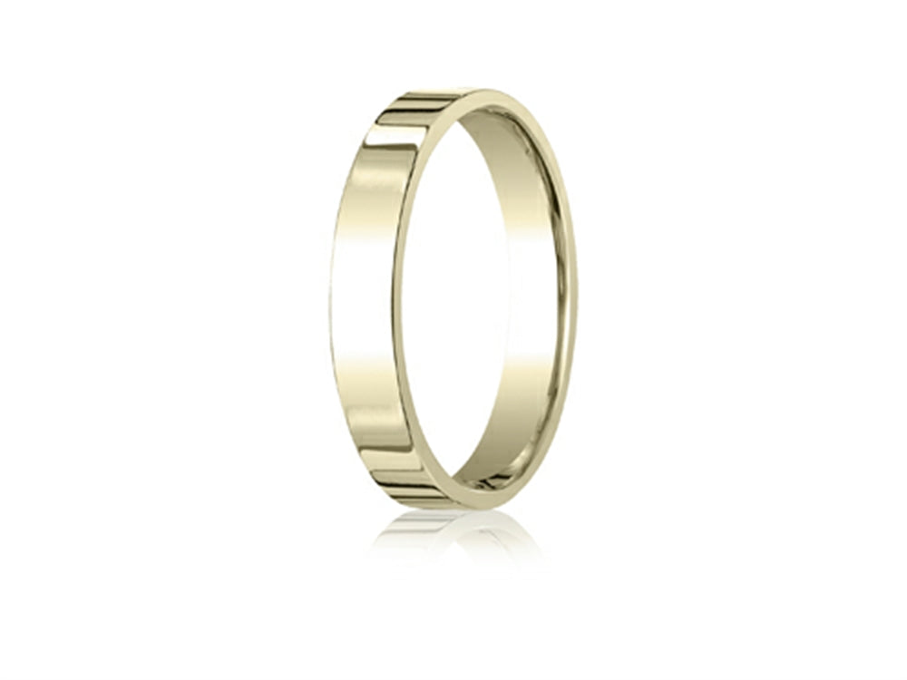 Benchmark® 14k Gold 4.0mm Flat Comfort-fit Ring