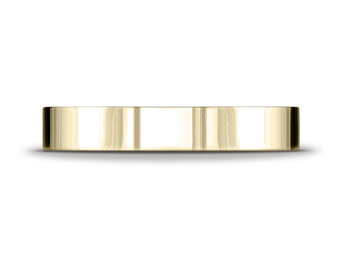 Benchmark® 18k Gold 4.0mm Flat Comfort-fit Ring