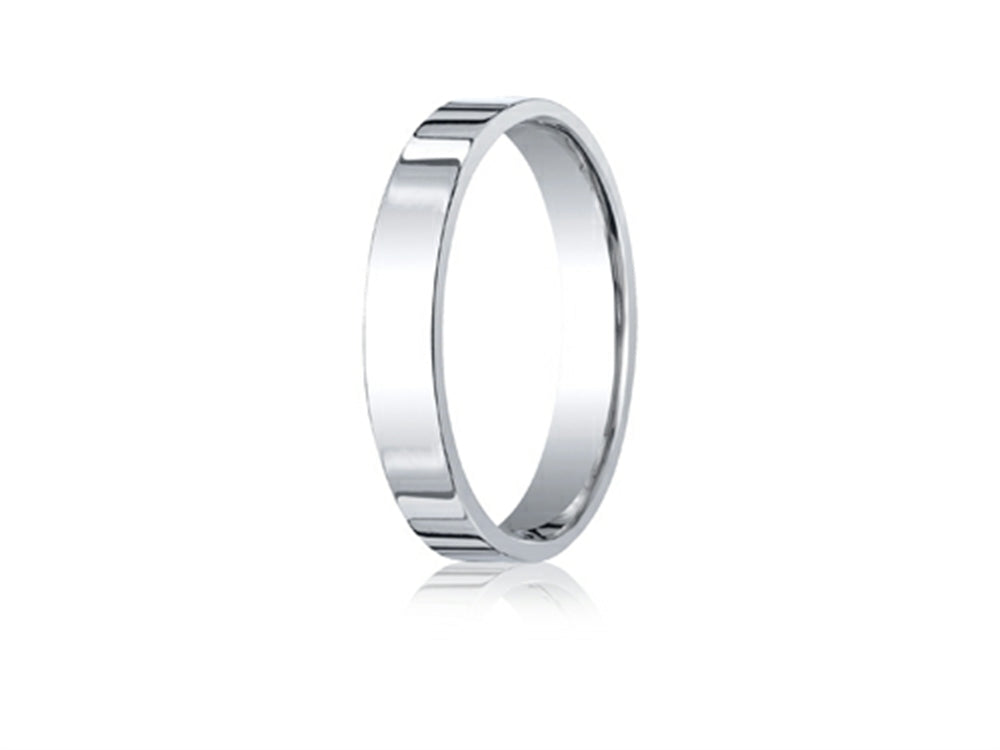 Benchmark® 18k Gold 4.0mm Flat Comfort-fit Ring