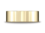 Benchmark® 18k Gold 8.0mm Flat Comfort-fit Ring