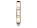 Benchmark® 18k Gold 4mm Flat Comfort-fit Wedding Band / Ring With Milgrain