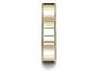 Benchmark® 14k Gold 6mm Flat Comfort-fit Wedding Band / Ring With Milgrain