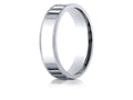 Benchmark® 14k Gold 6mm Flat Comfort-fit Wedding Band / Ring With Milgrain