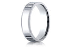Benchmark® 14k Gold 6mm Flat Comfort-fit Wedding Band / Ring With Milgrain