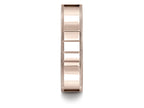 Benchmark® 14k Rose Gold 6mm Flat Comfort-fit Wedding Band / Ring With Milgrain