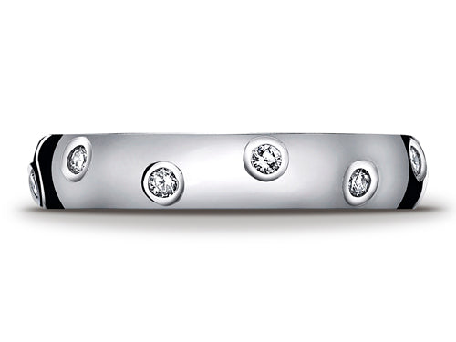 Benchmark® 4mm Round Diamonds Eternity Wedding Band Ring