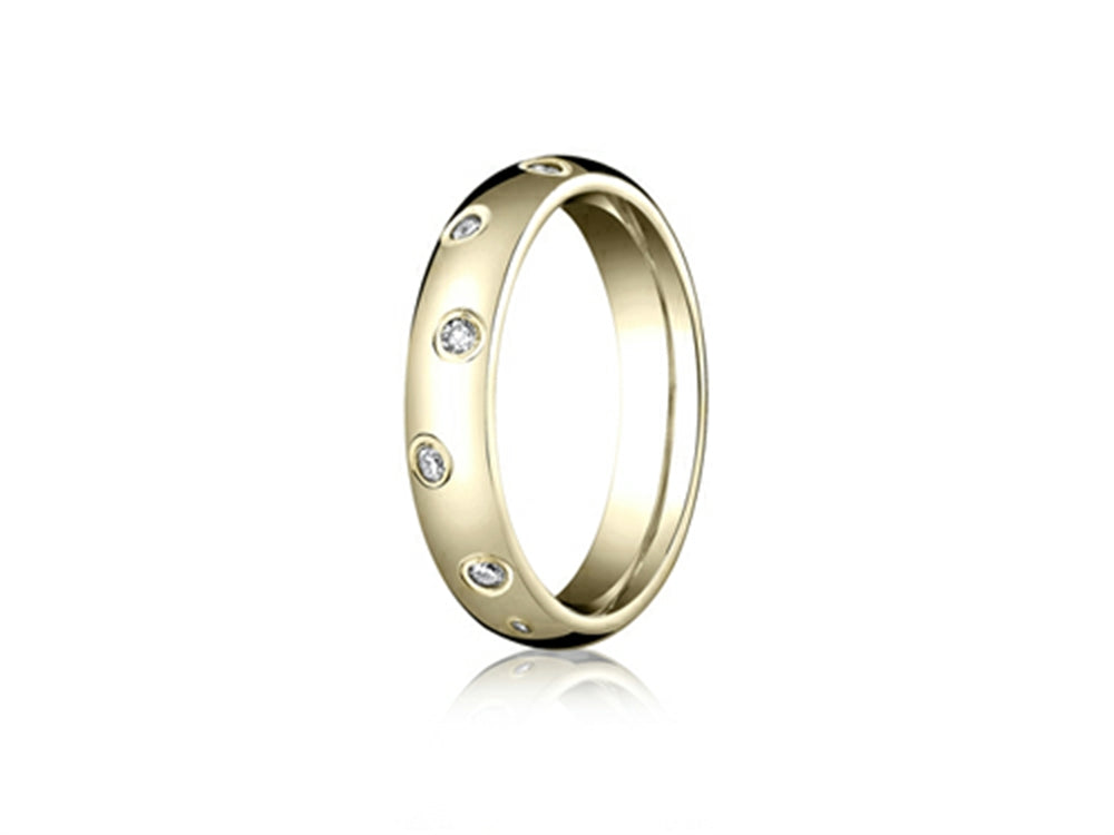 Benchmark® 4mm Round Diamonds Eternity Wedding Band Ring