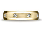 Benchmark® 6mm Round 0.32 cttw Diamonds Mens Wedding Band Ring