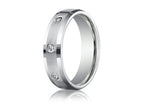 Benchmark® 6mm Round 0.32 cttw Diamonds Mens Wedding Band Ring
