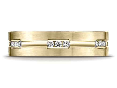 Benchmark® 6mm Comfort Fit 0.36 cttw Diamond Wedding Band / Ring