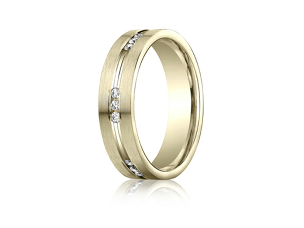 Benchmark® 6mm Comfort Fit 0.36 cttw Diamond Wedding Band / Ring