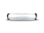 Benchmark® Cobalt Chrome™ 5mm Comfort-fit High Polished Design Ring