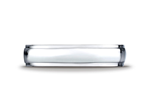 Benchmark® Cobalt Chrome™ 5mm Comfort-fit High Polished Design Ring