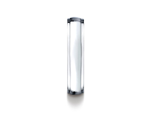 Benchmark® Cobalt Chrome™ 5mm Comfort-fit High Polished Design Ring