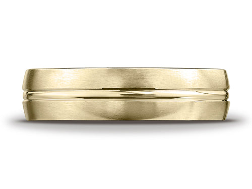 Benchmark® 6mm Comfort Fit Design Wedding Band / Ring