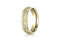 Benchmark® 6mm Comfort Fit Design Wedding Band / Ring