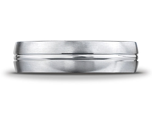 Benchmark® 6mm Comfort Fit Design Wedding Band / Ring