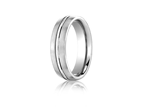 Benchmark® 6mm Comfort Fit Design Wedding Band / Ring