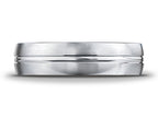 Benchmark® 6mm Comfort Fit Design Wedding Band / Ring