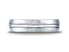 Benchmark® Cobalt Chrome™ 6mm Comfort-fit Satin-finished Design Ring