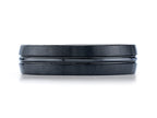 Benchmark® Ceramic 6mm Comfort-fit Satin-finished Design Ring