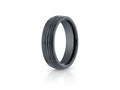 Benchmark® Ceramic 6mm Comfort-fit Satin-finished Design Ring