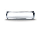 Benchmark® Cobalt Chrome™ 7mm Comfort-fit High Polished Design Ring
