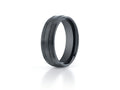 Benchmark® Ceramic 7mm Comfort-fit Satin-finished Design Ring