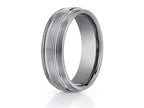 Benchmark® 7mm Comfort Fit Tungsten Carbide Wedding Band / Ring