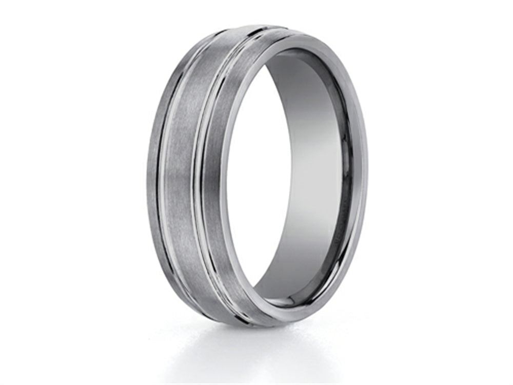 Benchmark® 7mm Comfort Fit Tungsten Carbide Wedding Band / Ring