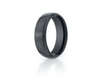 Benchmark® Ceramic 7mm Comfort-fit High Polished Design Ring
