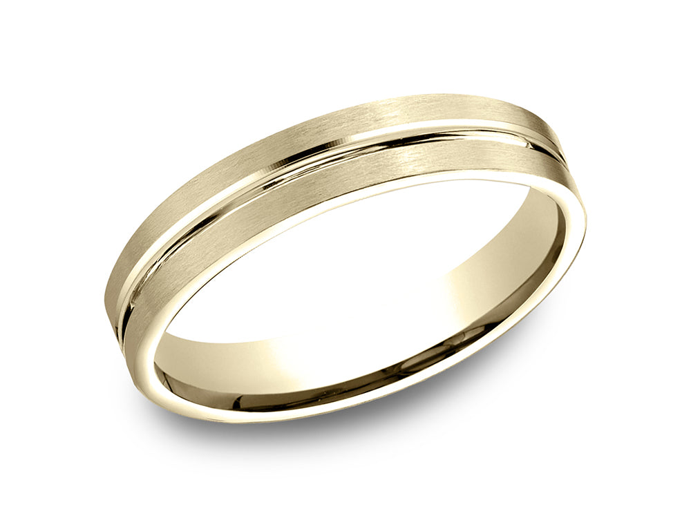 Benchmark® 4mm Comfort Fit Wedding Band / Ring