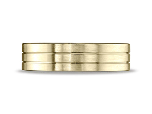 Benchmark® 6mm Comfort Fit Design Wedding Band / Ring