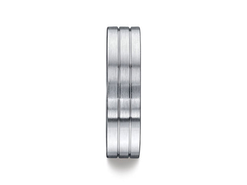 Benchmark® 6mm Comfort Fit Design Wedding Band / Ring