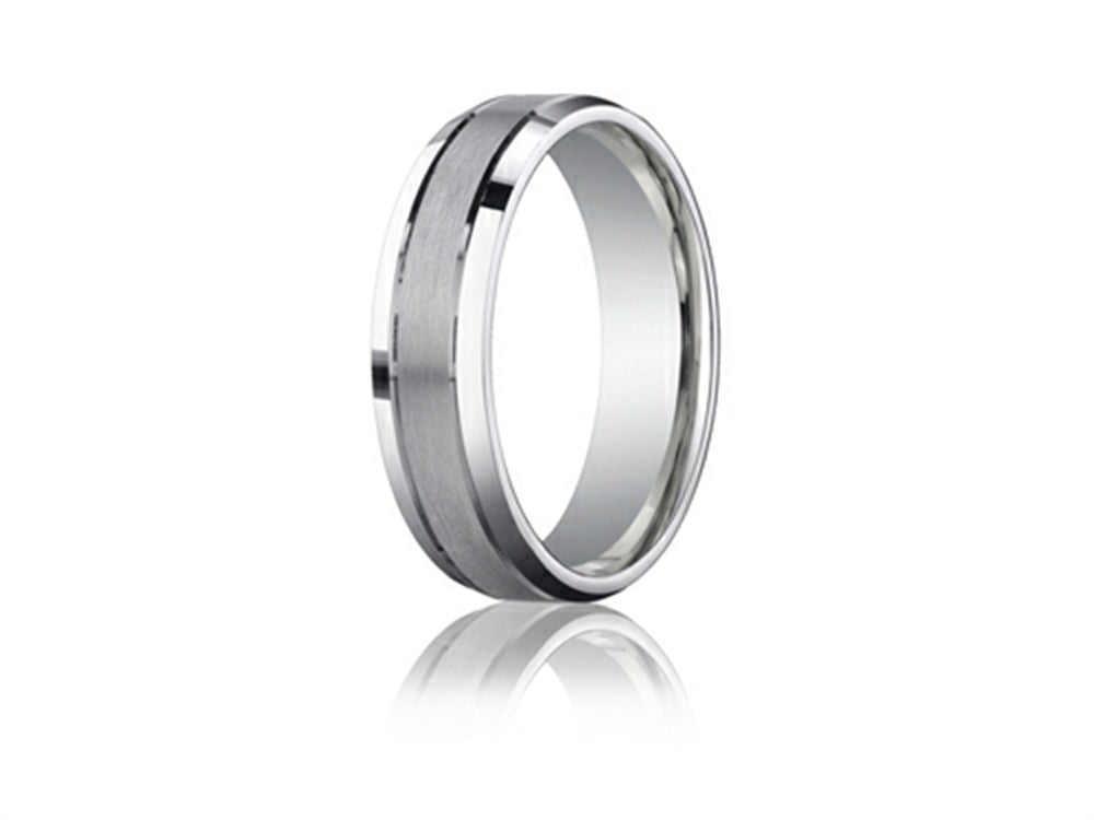Benchmark® 6mm Comfort Fit Design Wedding Band / Ring