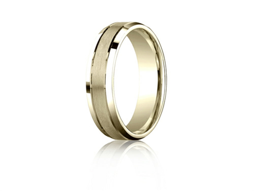 Benchmark® 6mm Comfort Fit Design Wedding Band / Ring