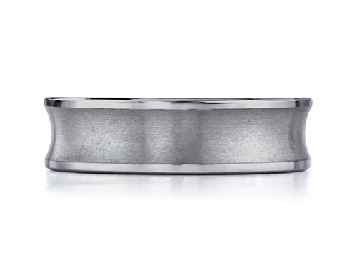 Benchmark® 7mm Comfort Fit Tungsten Carbide Wedding Band / Ring