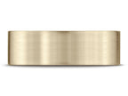 Benchmark® 14k Gold 7mm Comfort-fit Satin-finished Carved Design Wedding Band Ring