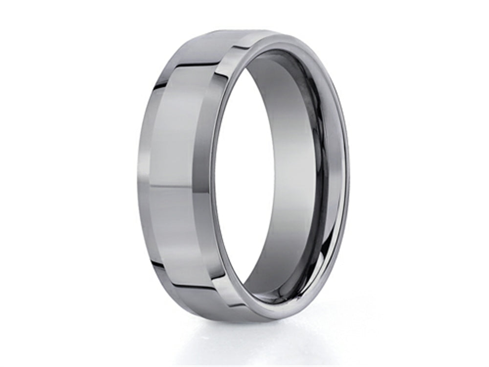 Benchmark® 7mm Comfort Fit Tungsten Carbide Wedding Band / Ring