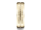 Benchmark® 7mm Comfort-fit Satin-finished Beveled Edge Design Ring