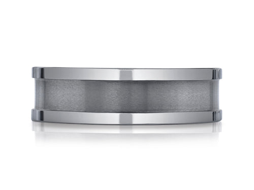 Benchmark® 7mm Comfort Fit Tungsten Carbide Wedding Band / Ring